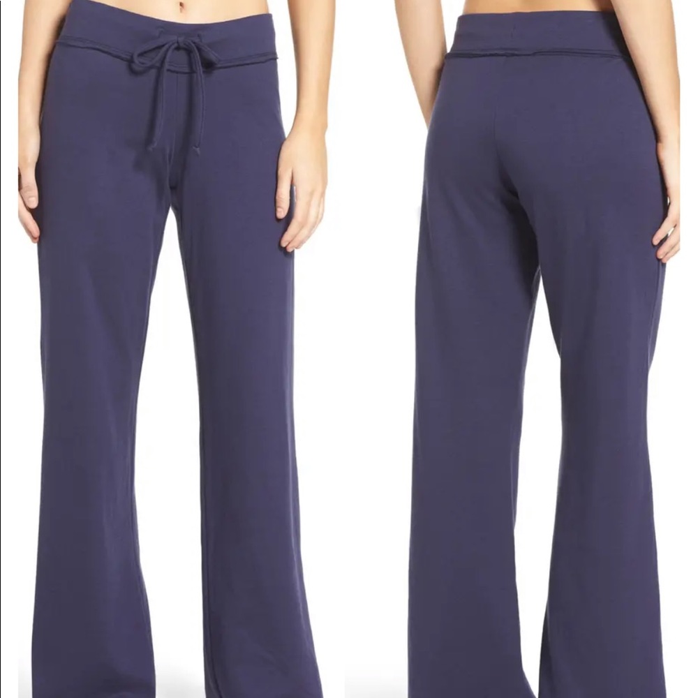 Sporty Blue Flared Pants